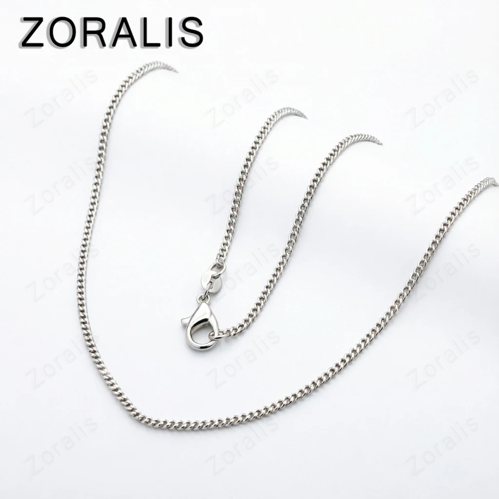 18K Gold Side Necklace For Women Men 40-75cm Chain Fashion Wedding Charm Jewelry Christmas Birthday Gifts