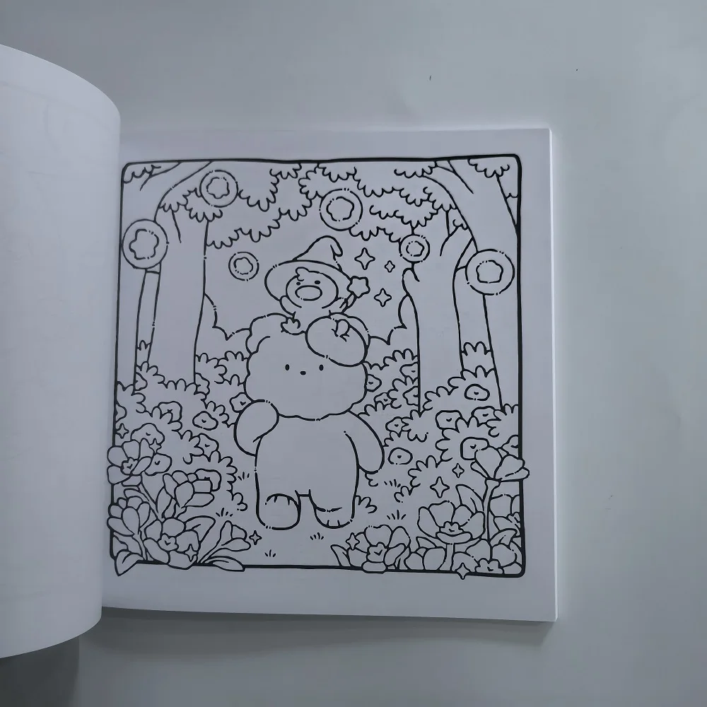 Dreamy Fuzzy Cute & Cozy Coloring Book for Adults Cute Drawing Book Perfect Gift for Christmas Party and Birthday