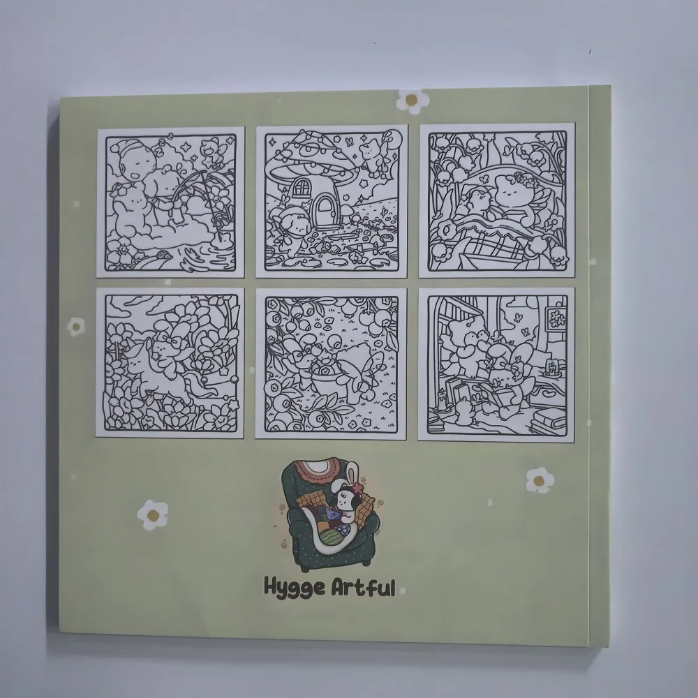 Dreamy Fuzzy Cute & Cozy Coloring Book for Adults Cute Drawing Book Perfect Gift for Christmas Party and Birthday