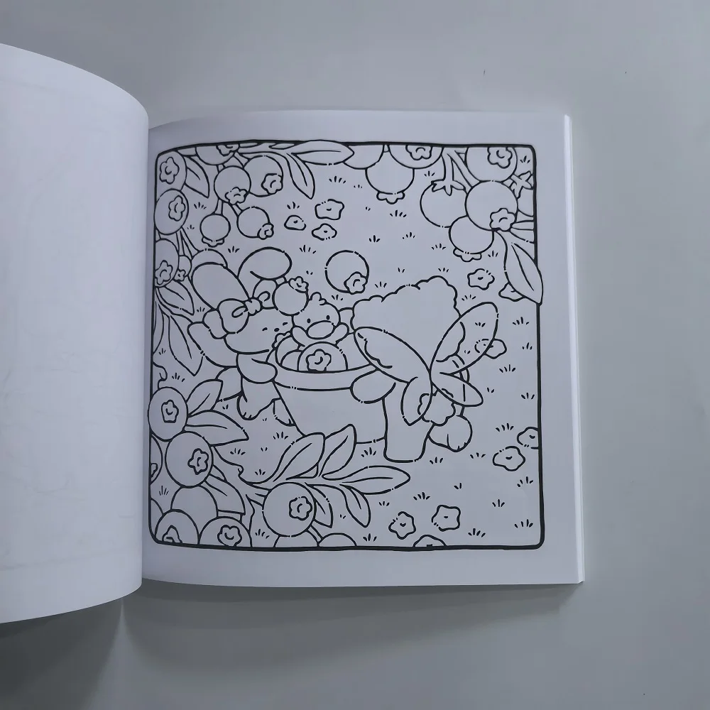 Dreamy Fuzzy Cute & Cozy Coloring Book for Adults Cute Drawing Book Perfect Gift for Christmas Party and Birthday
