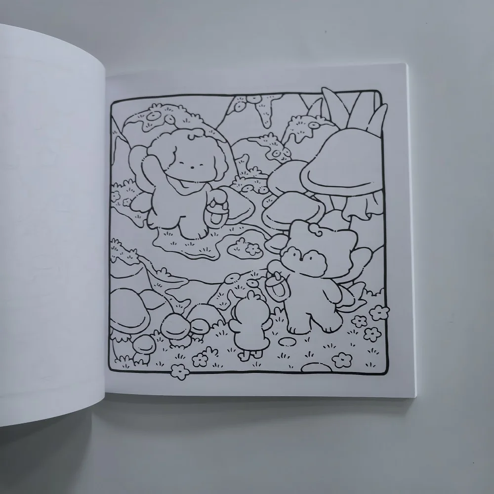 Dreamy Fuzzy Cute & Cozy Coloring Book for Adults Cute Drawing Book Perfect Gift for Christmas Party and Birthday
