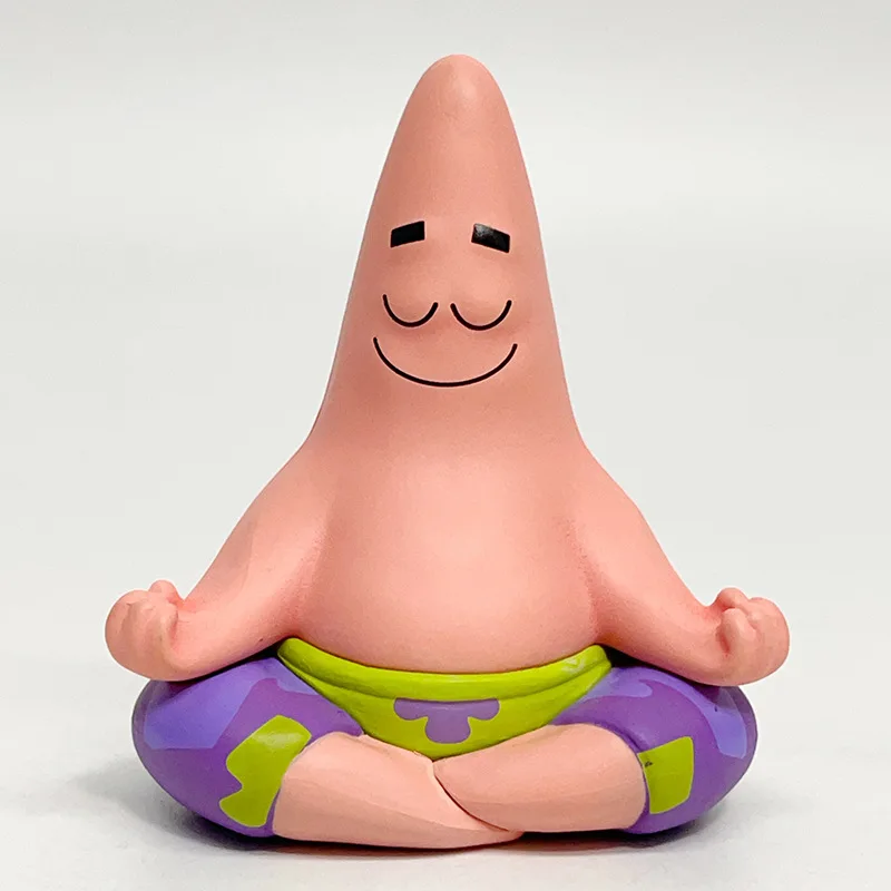 Anime Cartoon Patrick Star Figure Model Desktop Ornament Anime Peripheral Gift For Kids Birthday Christmas Gift