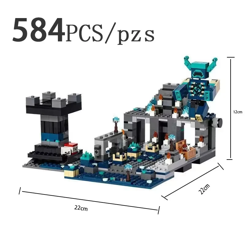 584pcs The Deep Dark Battle Building Blocks Toy Assembled Toys for Birthday Christmas Gifts