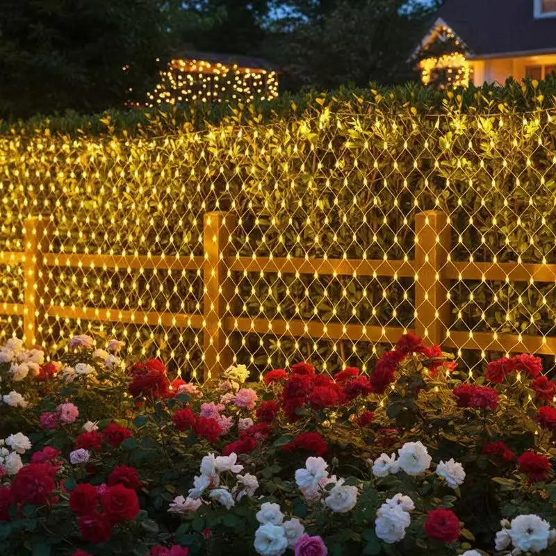 3x2m Outdoor Waterproof Christmas Net Lights Wedding Party Mesh Curtain Decoration