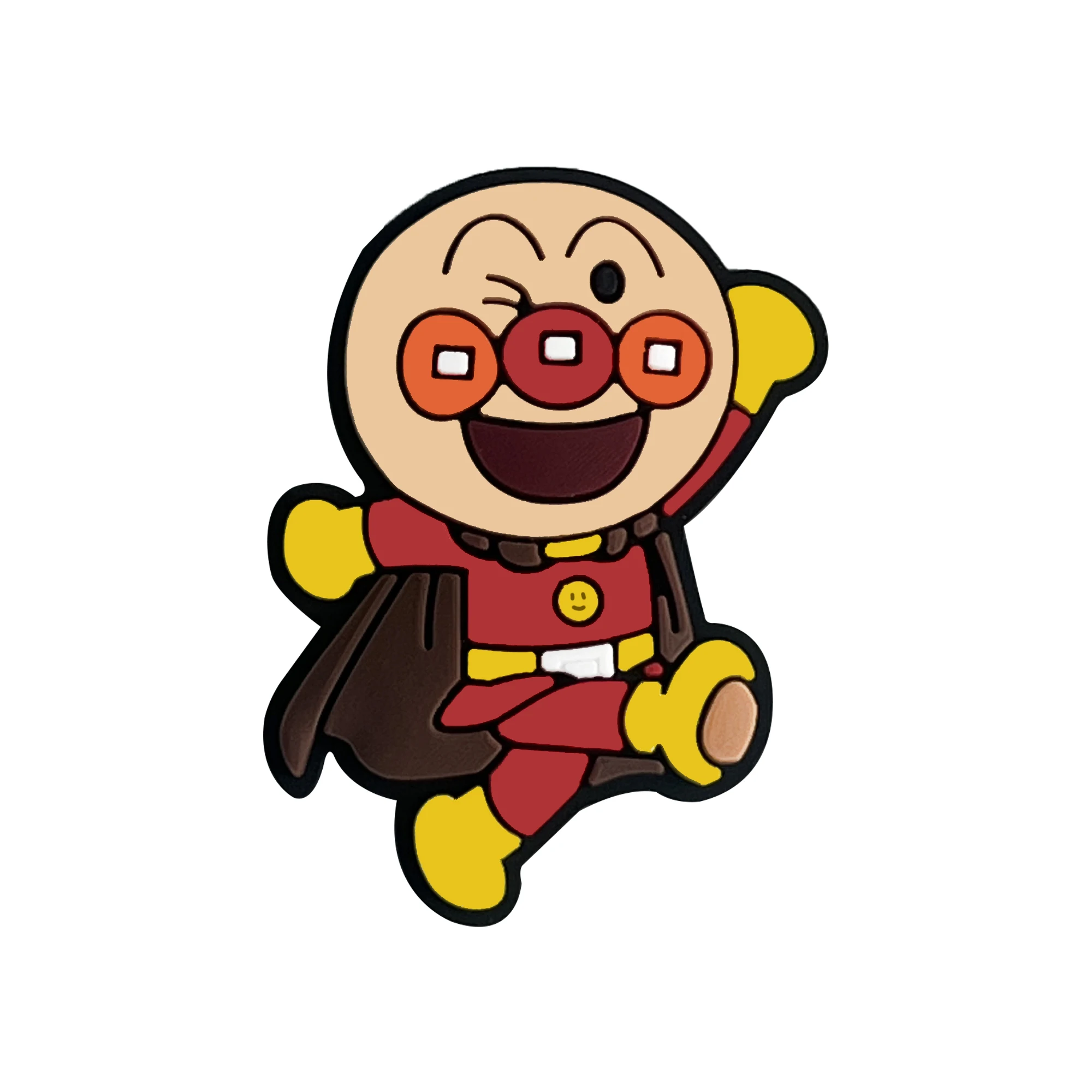 16/50pcs Anpanman Shoe Charms For Slides Sandals, PVC Shoe Decorations Accessories For Christmas Birthday Gift Party Favor