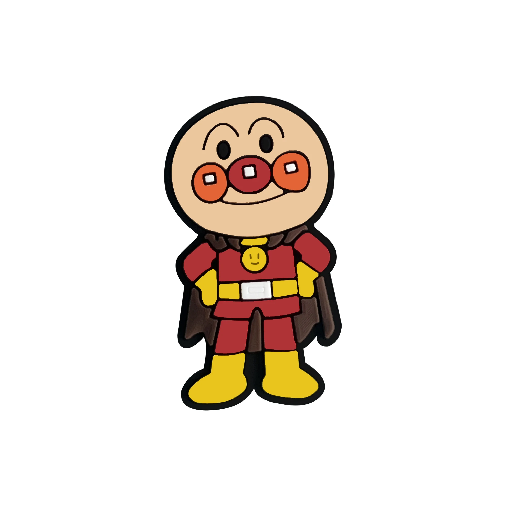 16/50pcs Anpanman Shoe Charms For Slides Sandals, PVC Shoe Decorations Accessories For Christmas Birthday Gift Party Favor