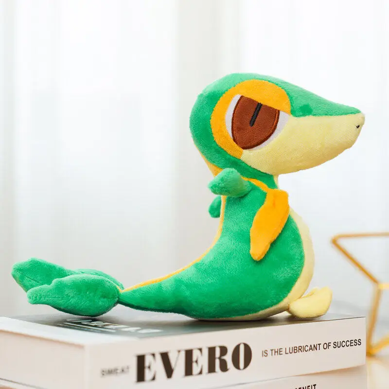 Snivy Tepig Plush Toy Pokemon Greninja Dragonair Haxorus Charizard Cartoon Image Stuffed Doll Christmas Gifts