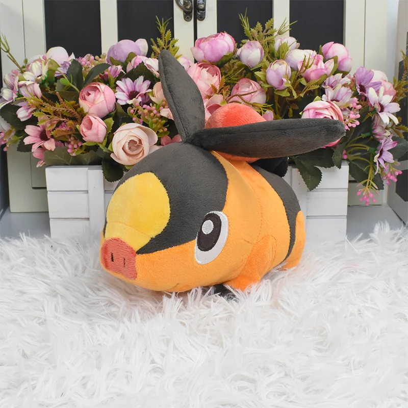 Snivy Tepig Plush Toy Pokemon Greninja Dragonair Haxorus Charizard Cartoon Image Stuffed Doll Christmas Gifts