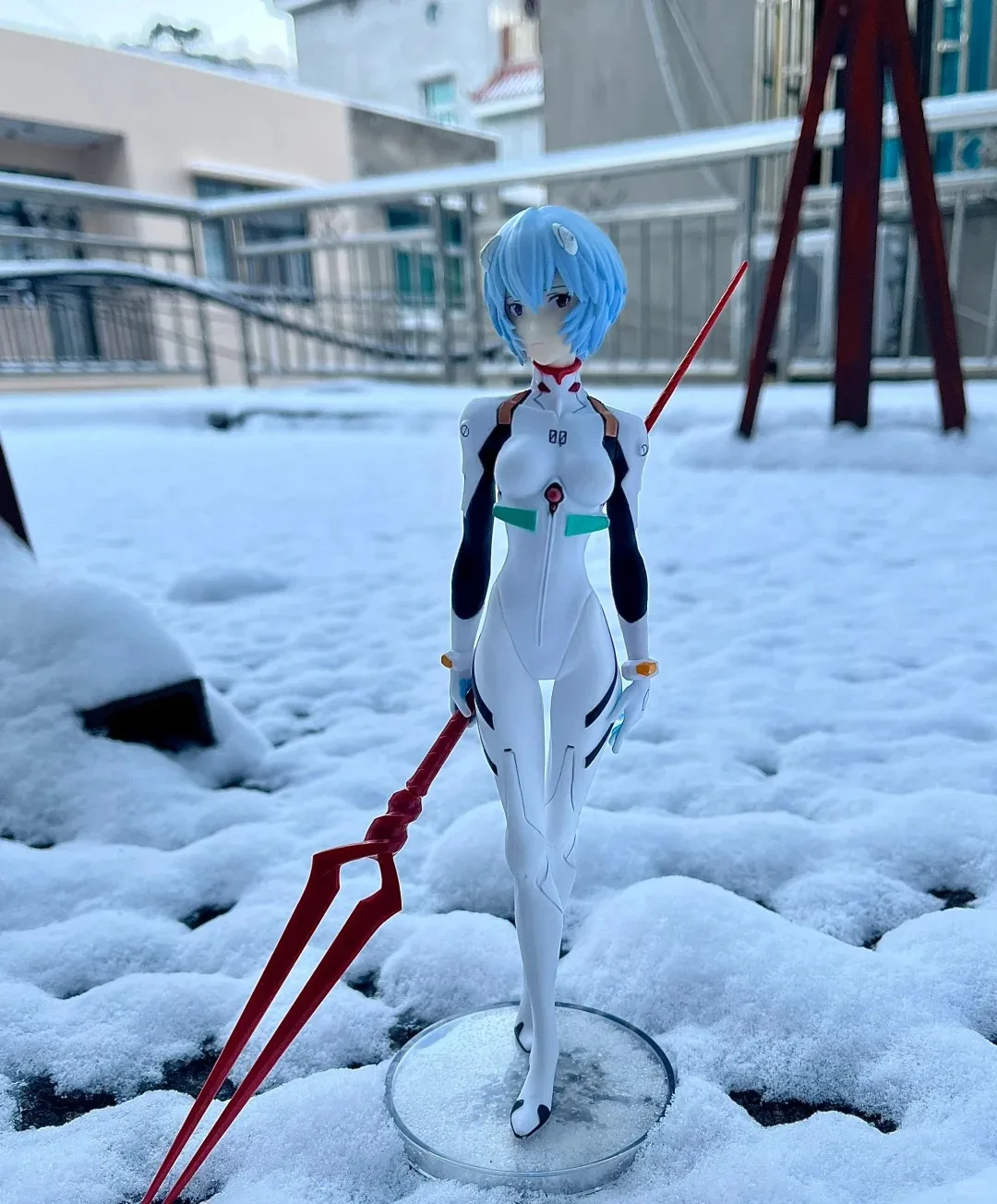 18cm New Neon Genesis Evangelion Eva Ayanami Rei Figure Toys Doll Christmas Birthday Gift For Kids Girls