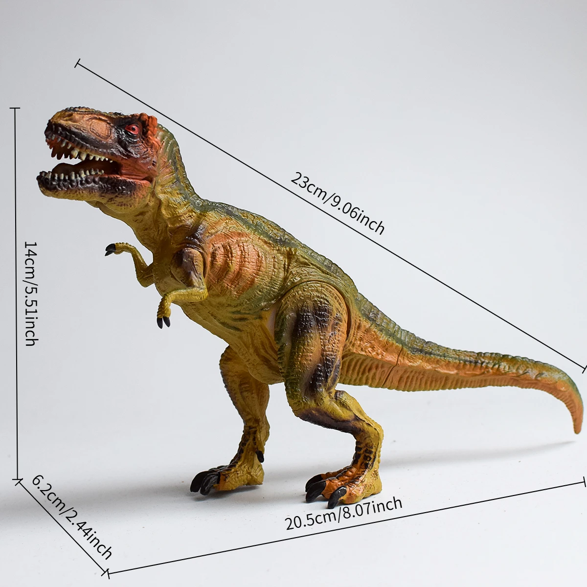Articulated realistic models of Tyrannosaurus rex, pterosaur, saber-toothed dragon, and scythe-toothed dragon | Dinosaur lover | Miniature landscape | Teaching Demonstration | Desktop, display window, bonsai decorative ornaments | Cool gifts for men | Birthday party anniversary gift | Christmas, Easter, Halloween, Hanukkah gifts