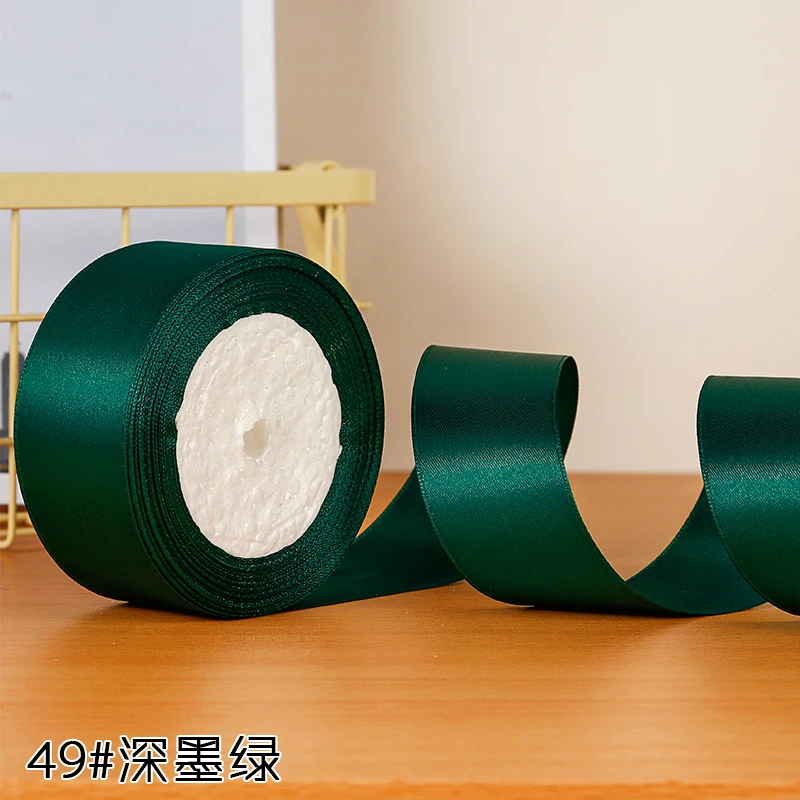 22meters Silk Satin Ribbon Party Home Wedding Decoration Gift Wrapping Christmas DIY Material 6mm 10mm 15mm 20mm 25mm 40mm 50mm