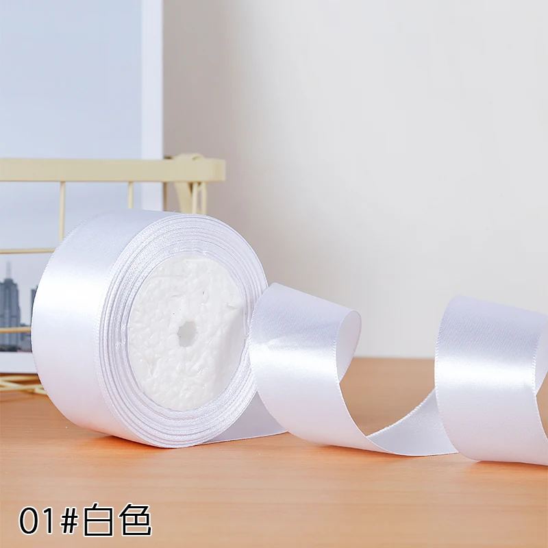22meters Silk Satin Ribbon Party Home Wedding Decoration Gift Wrapping Christmas DIY Material 6mm 10mm 15mm 20mm 25mm 40mm 50mm