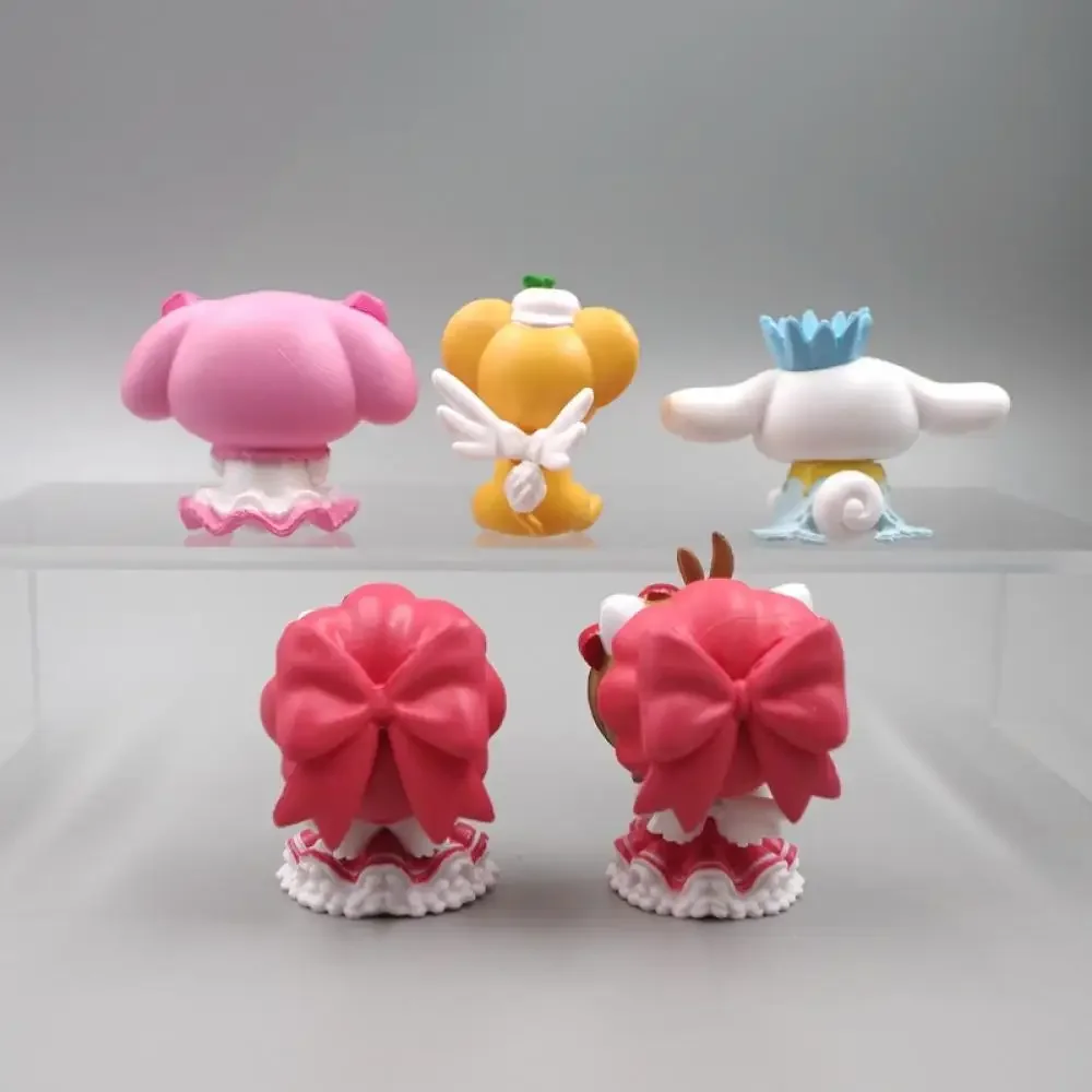 Sanrio 5Cm Figure Captor Sakura Kero Hello Kitty Cinnamoroll Anime Melody Action Model Christmas Gifts Toys Childrens