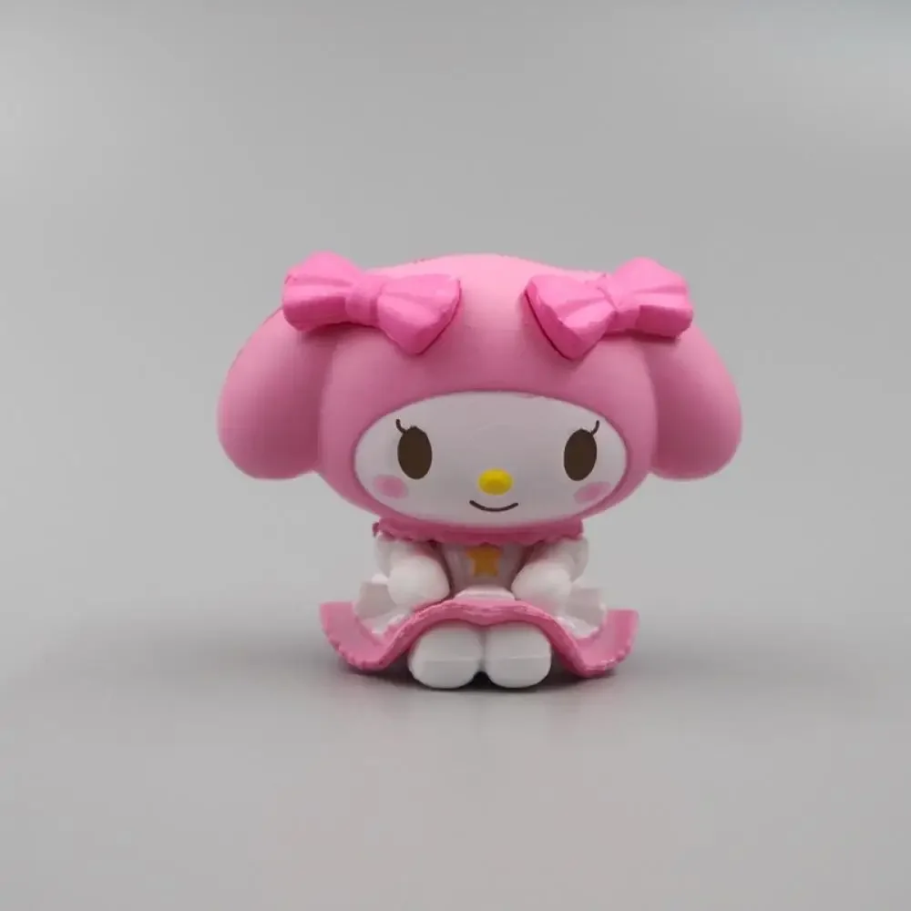 Sanrio 5Cm Figure Captor Sakura Kero Hello Kitty Cinnamoroll Anime Melody Action Model Christmas Gifts Toys Childrens