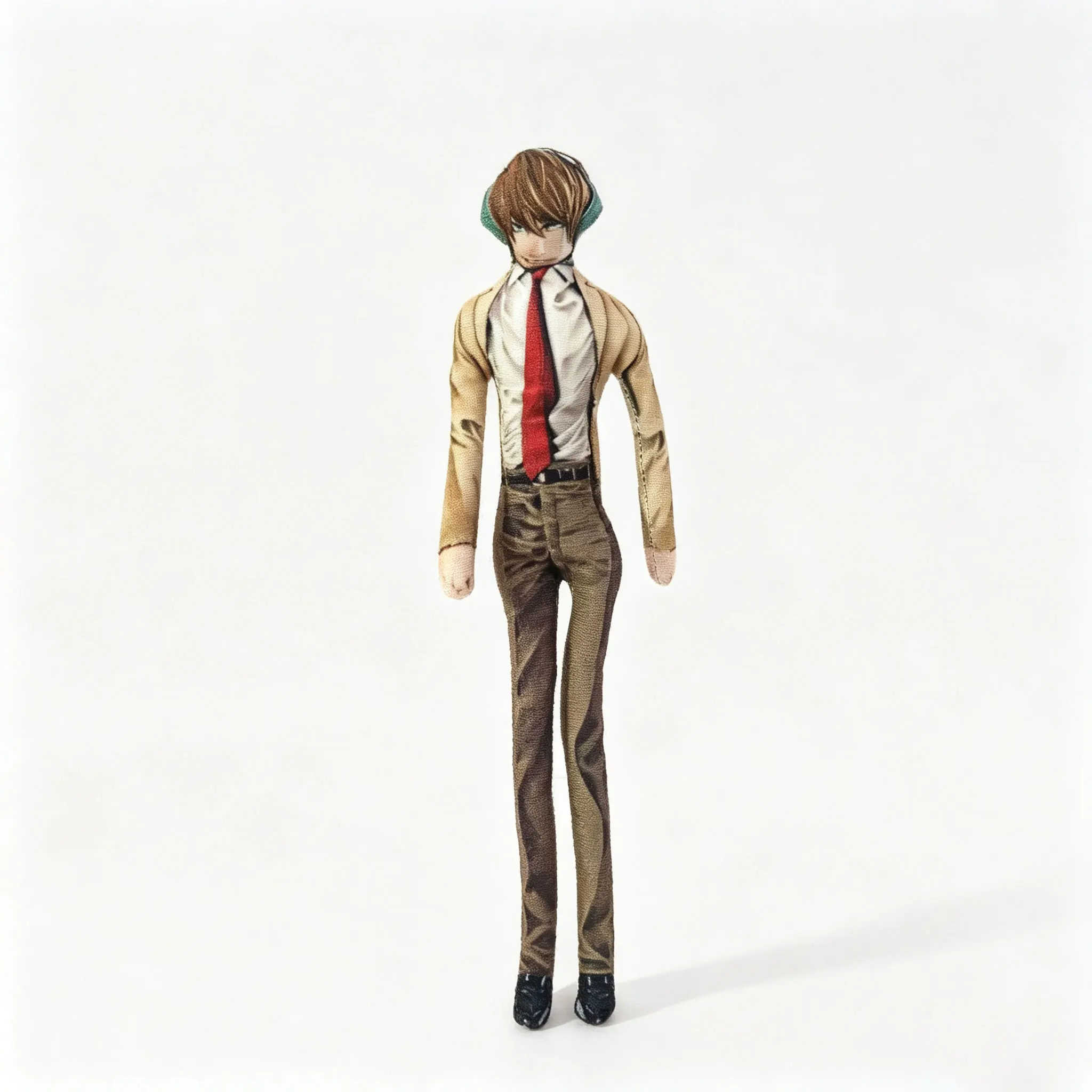 Anime 28cm Light Yagami L Toys Light Yagami L Doll Slender Twistable Shape Toys Room Decoration Birthday Festival Christmas Gift