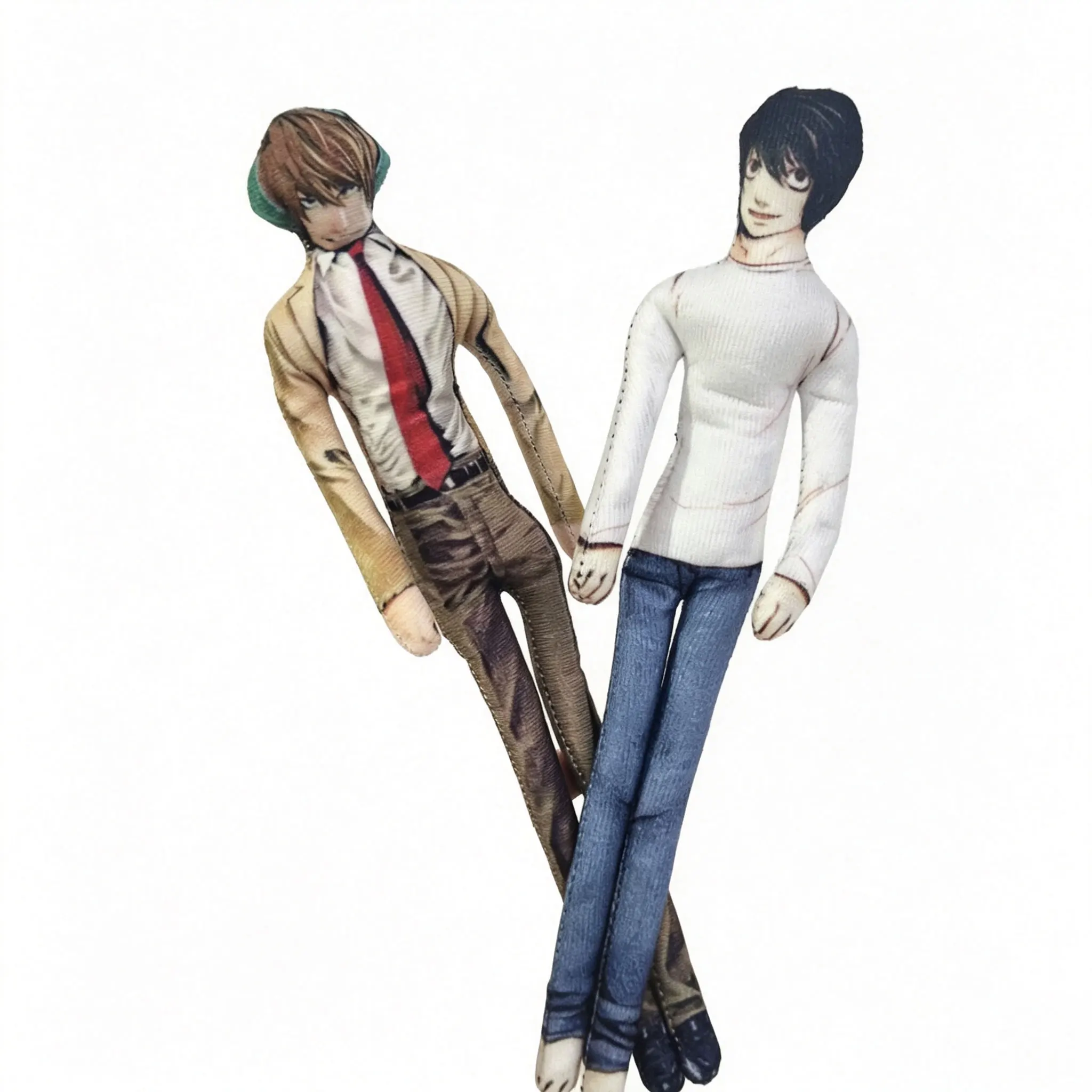 Anime 28cm Light Yagami L Toys Light Yagami L Doll Slender Twistable Shape Toys Room Decoration Birthday Festival Christmas Gift