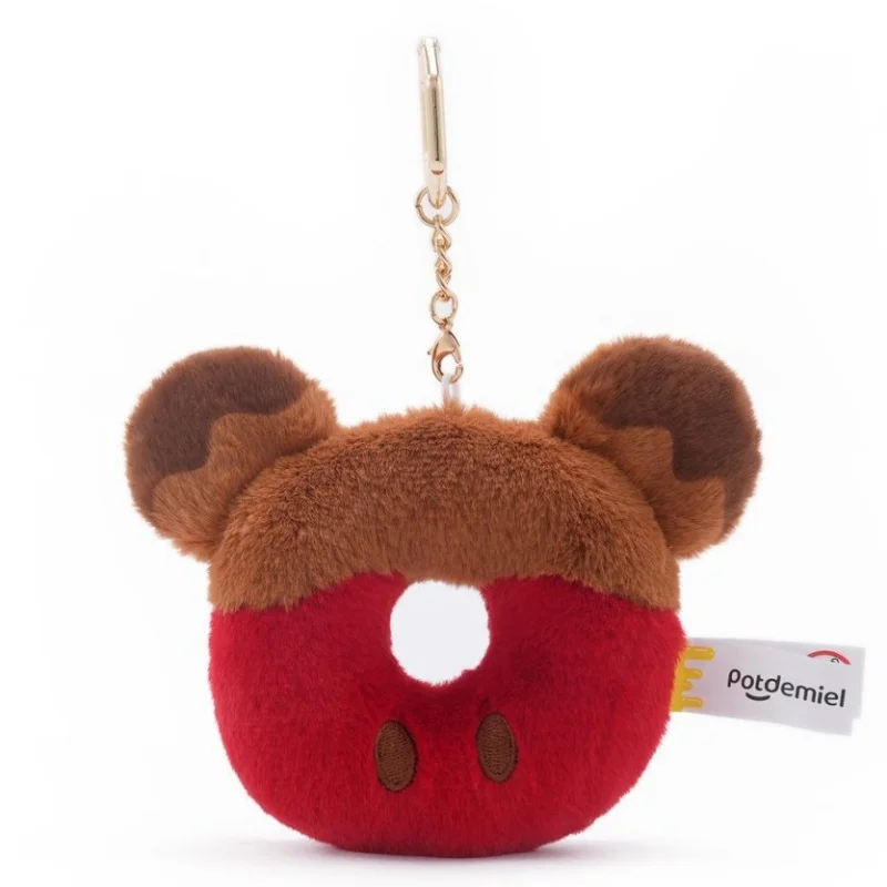 Classic Hot Anime Genuine Micky Mouse Plush Dolls Keychains Small Pendant Bag Hangings Christmas Birthday Gifts