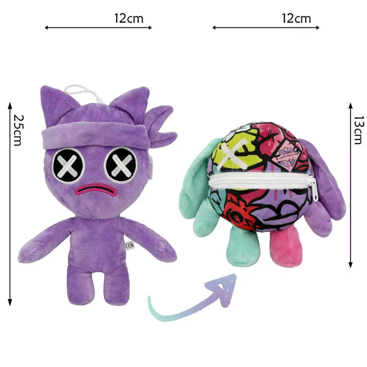 Wrongside Outimals plush Toy Giblet Chum Chompkins Horror Game 5 Plush Doll Cute Anime Peripherals Toy Birthday Christmas Gift