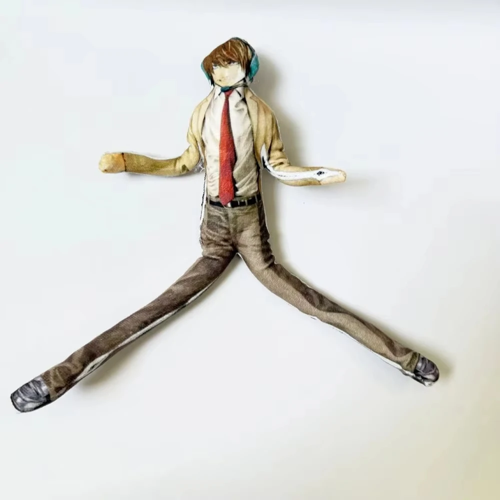 Anime 28cm Light Yagami L Toys Light Yagami L Doll Slender Twistable Shape Toys Room Decoration Birthday Festival Christmas Gift