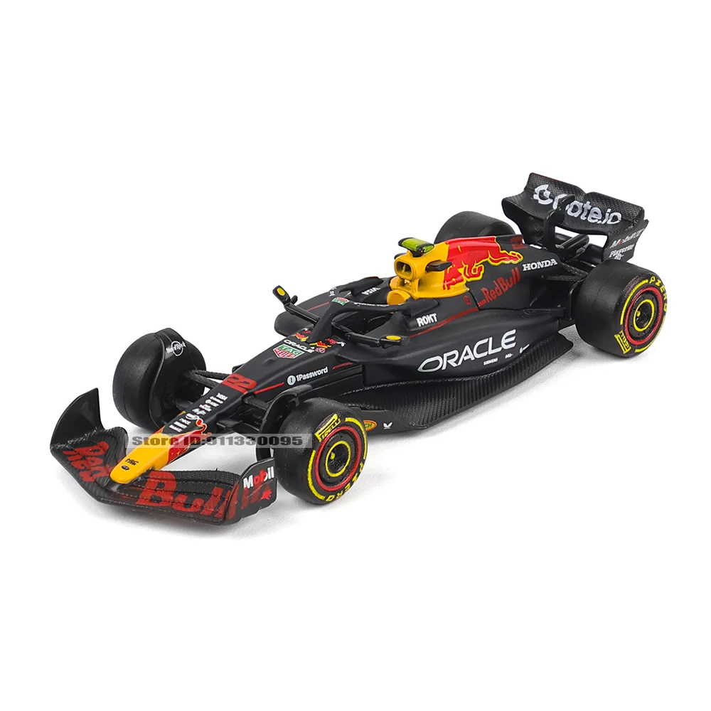 Bburago 1:64 Red Bull F1 2025 RB21 Japan Suzuka Grand Prix #1 Verstappen car model series children's Christmas boy gift toys