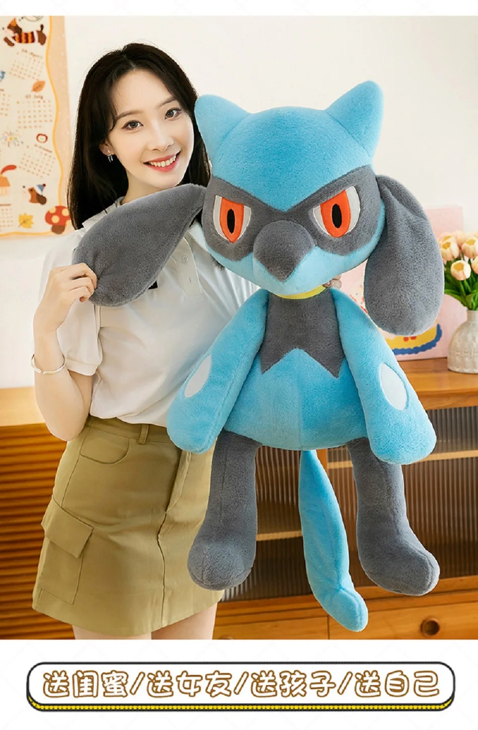 Japanese Anime Pokemon Morpeko Lucario Riolu Plushies Cute Soft Gifts Stuffed Toys Morpeko Birthday Christmas Gift for Children