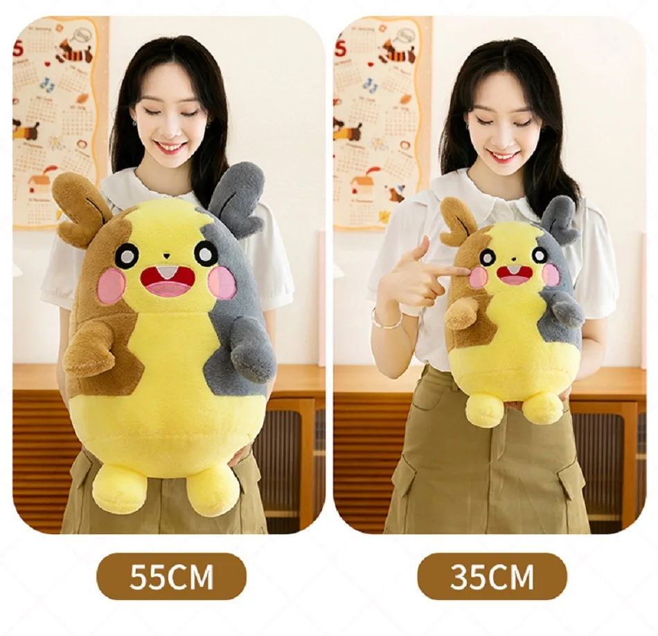 Japanese Anime Pokemon Morpeko Lucario Riolu Plushies Cute Soft Gifts Stuffed Toys Morpeko Birthday Christmas Gift for Children