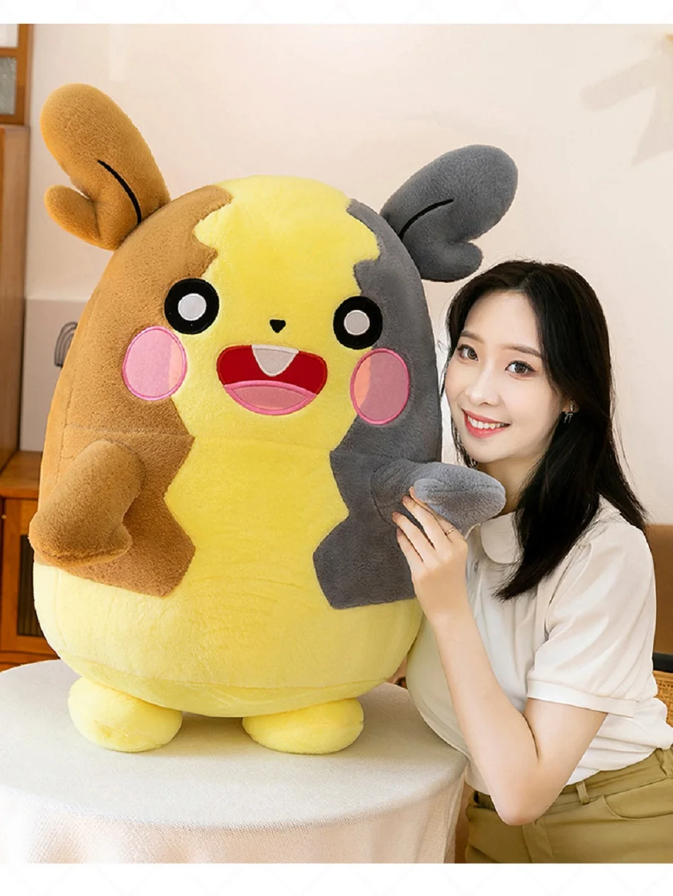 Japanese Anime Pokemon Morpeko Lucario Riolu Plushies Cute Soft Gifts Stuffed Toys Morpeko Birthday Christmas Gift for Children