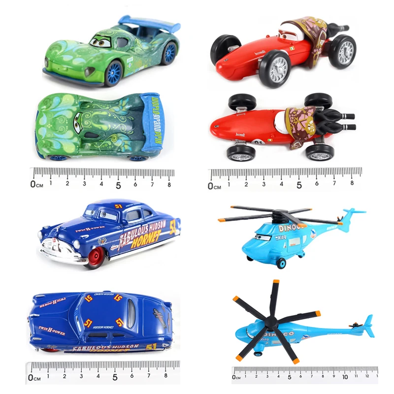 Car 2 Chick Hicks Pixar Cars Mater Huston Jackson Storm Ramirez Mini Racing Dinoco Diecast Metal Alloy Boy Toy Christmas Gift
