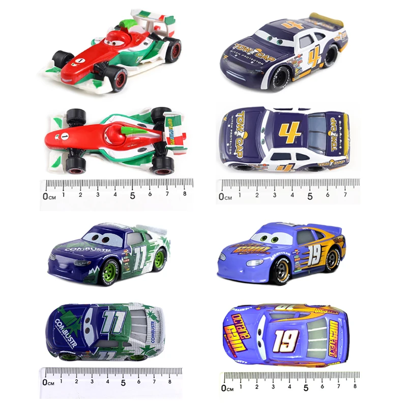 Car 2 Chick Hicks Pixar Cars Mater Huston Jackson Storm Ramirez Mini Racing Dinoco Diecast Metal Alloy Boy Toy Christmas Gift