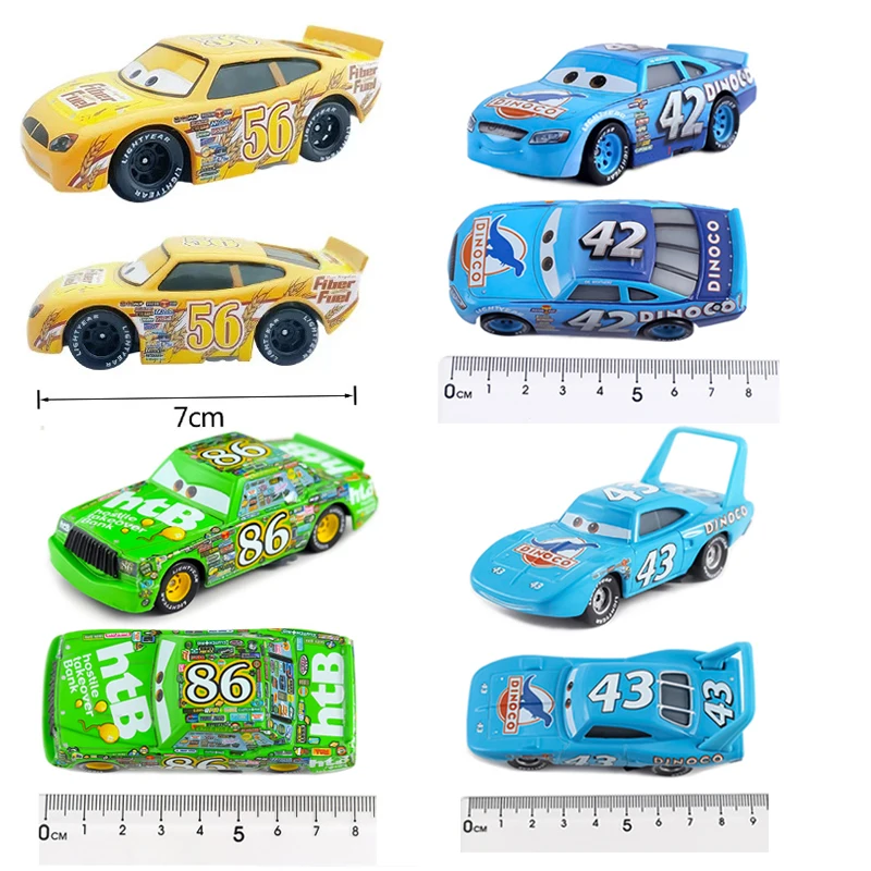 Car 2 Chick Hicks Pixar Cars Mater Huston Jackson Storm Ramirez Mini Racing Dinoco Diecast Metal Alloy Boy Toy Christmas Gift