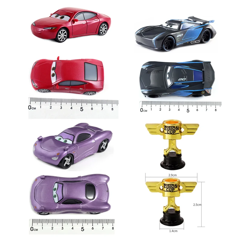 Car 2 Chick Hicks Pixar Cars Mater Huston Jackson Storm Ramirez Mini Racing Dinoco Diecast Metal Alloy Boy Toy Christmas Gift