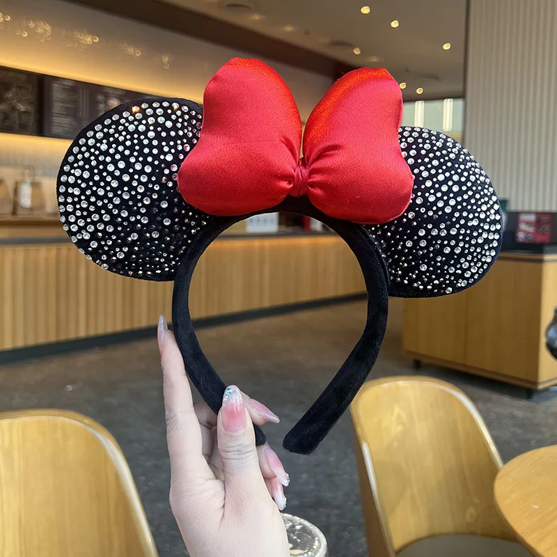 Cartoon Mouse Ear Headband New Holiday Party Christmas Snowman Headdress Cosplay for Adults Kids Hair Accessories Headwear