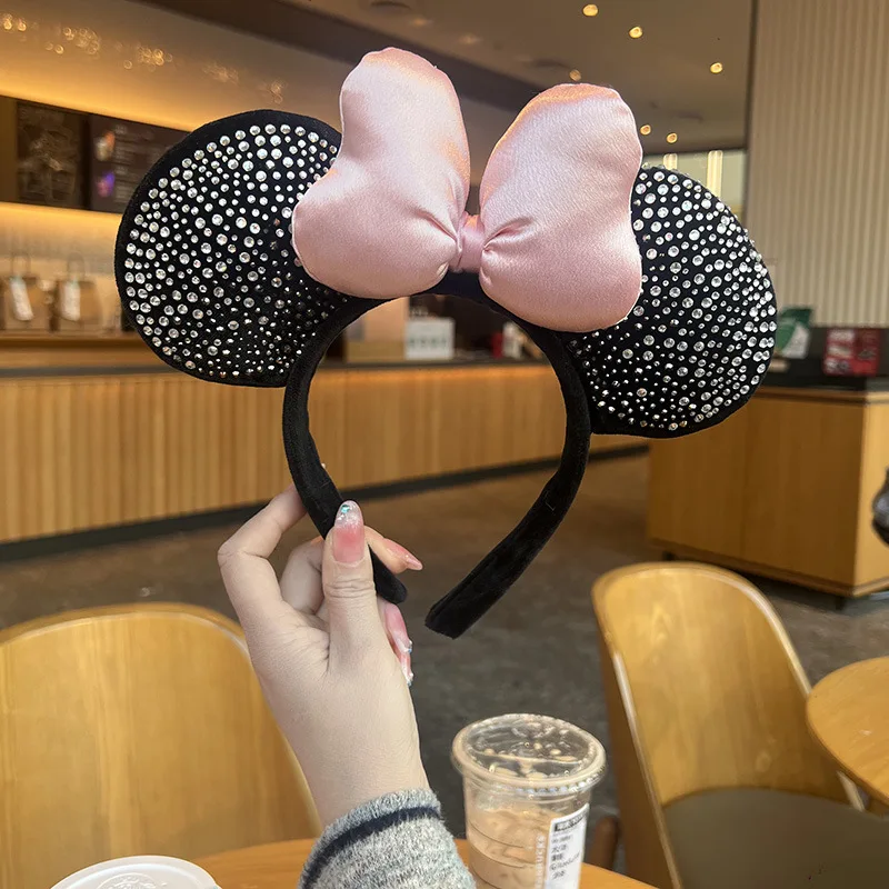 Cartoon Mouse Ear Headband New Holiday Party Christmas Snowman Headdress Cosplay for Adults Kids Hair Accessories Headwear