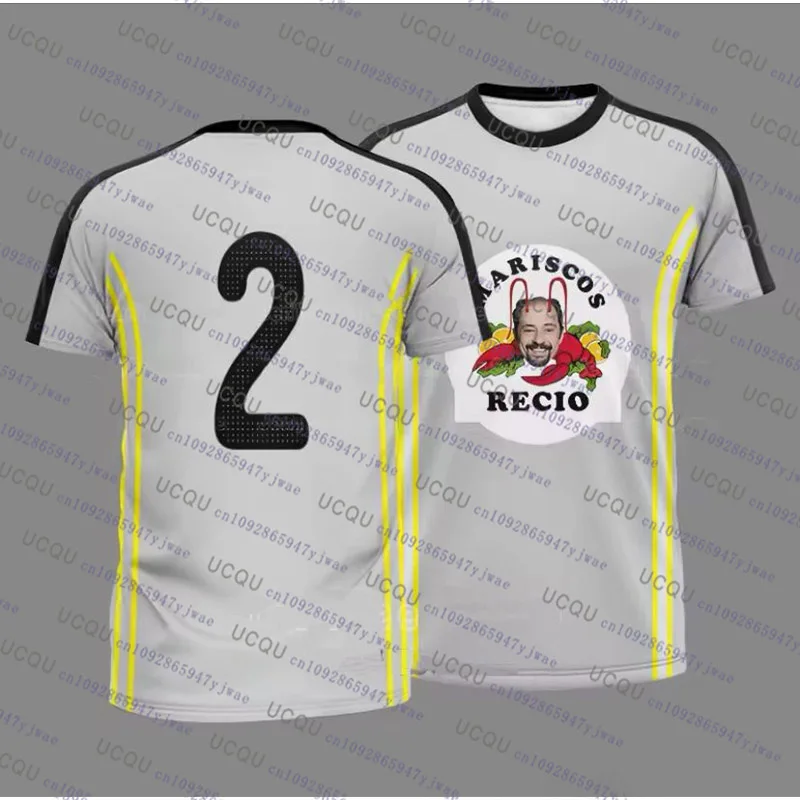 2026 Seafood Shrimp Recio Print Kid's Sportwear Casual Christmas Gift Party Tee Top Harajuku Parent-Child Matching Outfits Top