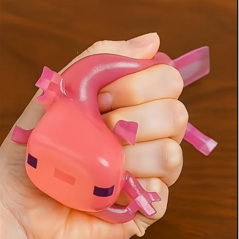 Axolotl Squeeze Soft Squishy Stretchable Stress Relief Perfect for Halloween Christmas Birthday Party Favor Classroom