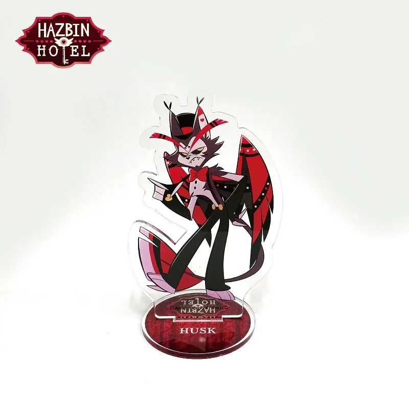 Hot Anime Acrylic Stand 15cm Hell Boss Blitzø/Loona hazbin hotel Tabletop Decorations Exquisite Christmas gift birthday present