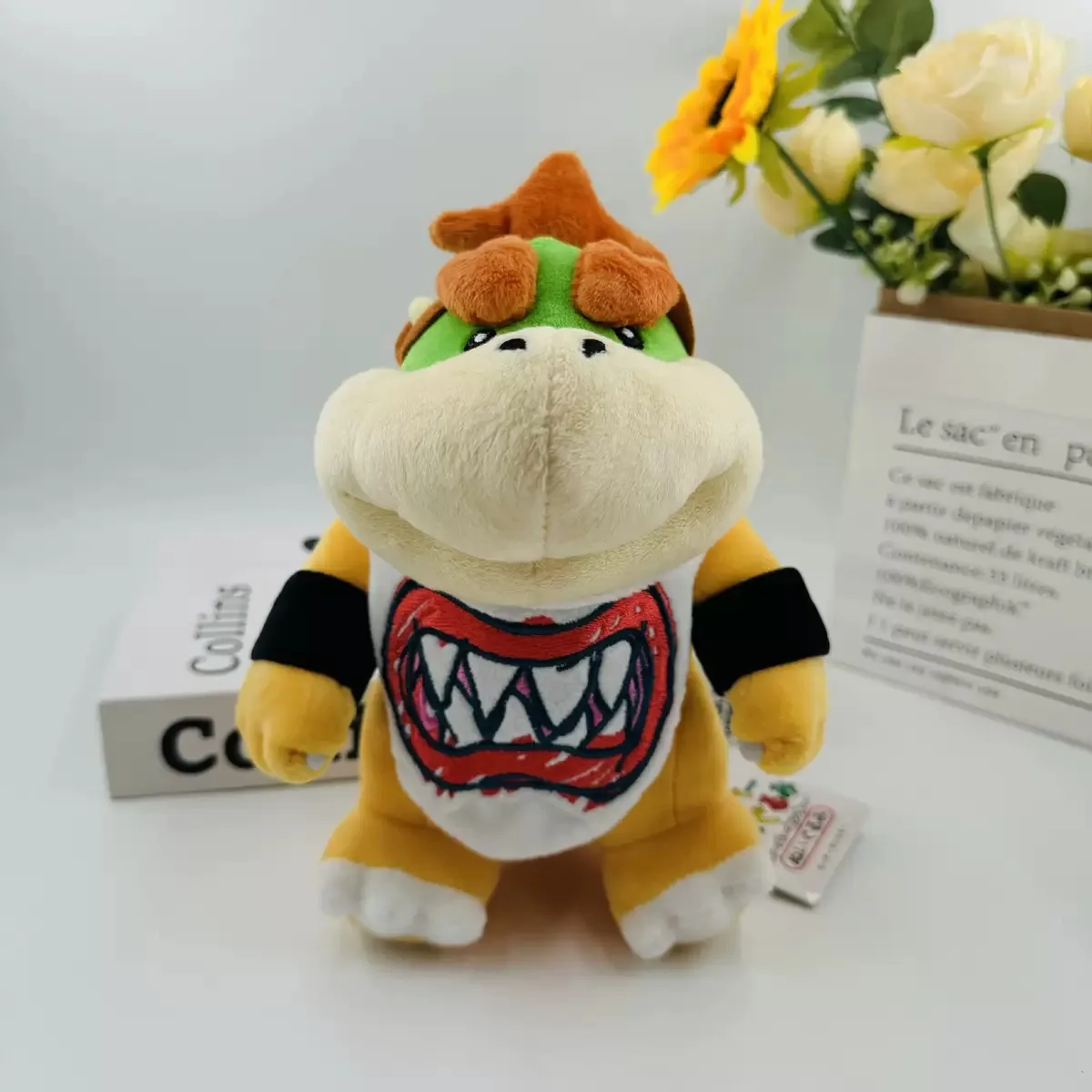 2026 New Mario Wonder Bowser Jr Fire Dragon Plush Toys Doll Soft Stuffed Toys for Kids Birthday Christmas Gift