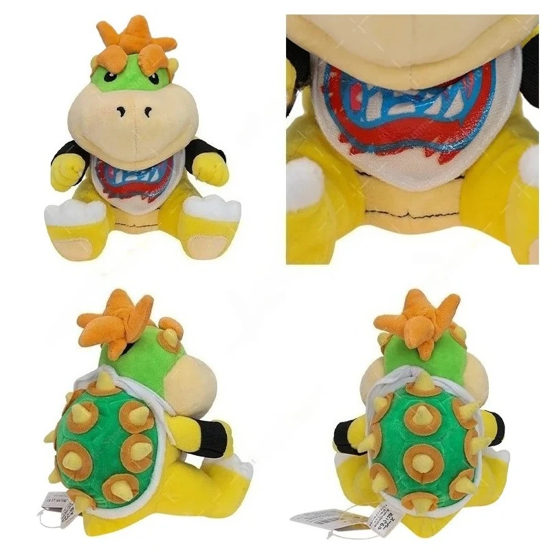 2026 New Mario Wonder Bowser Jr Fire Dragon Plush Toys Doll Soft Stuffed Toys for Kids Birthday Christmas Gift