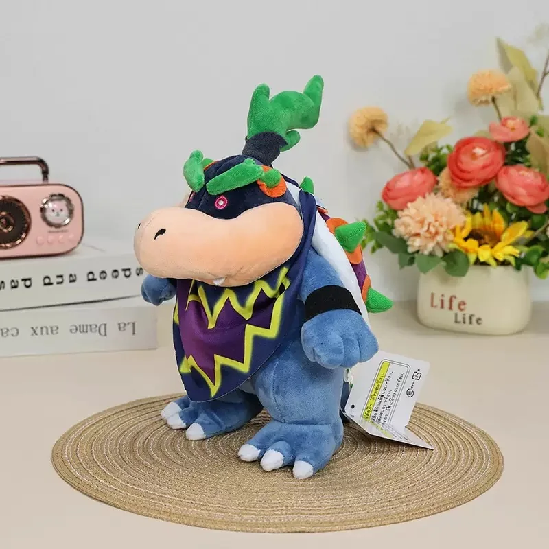 2026 New Mario Wonder Bowser Jr Fire Dragon Plush Toys Doll Soft Stuffed Toys for Kids Birthday Christmas Gift