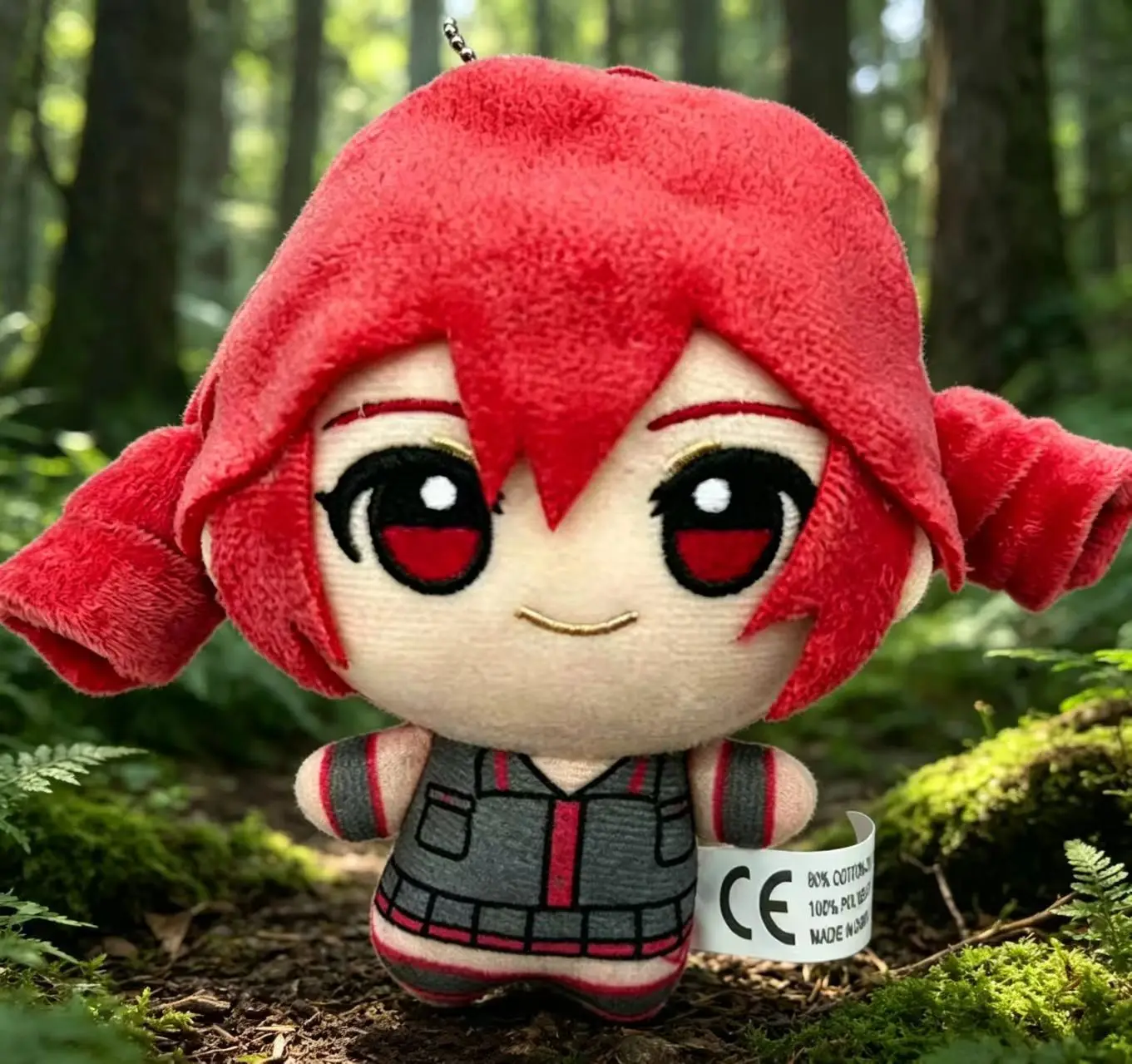 Kasane Teto Plush Toy Soft Doll Stuffed Plushies Figure Anime Cosplay Cartoon Birthday Present Christmas Gift for Fans Girl