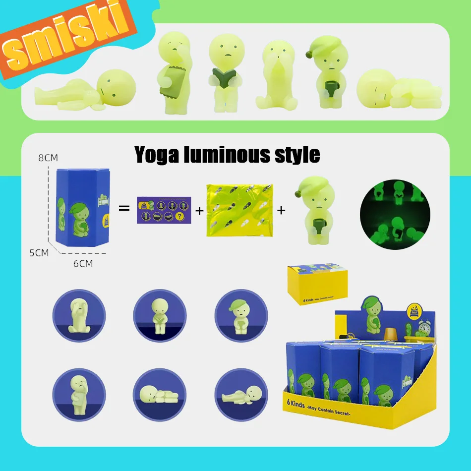 Blind Box Anime Figure Bedroom Series Surprise Noctilucent Collectible Doll Kid's Christmas Gift Toy Model Decoration Acc