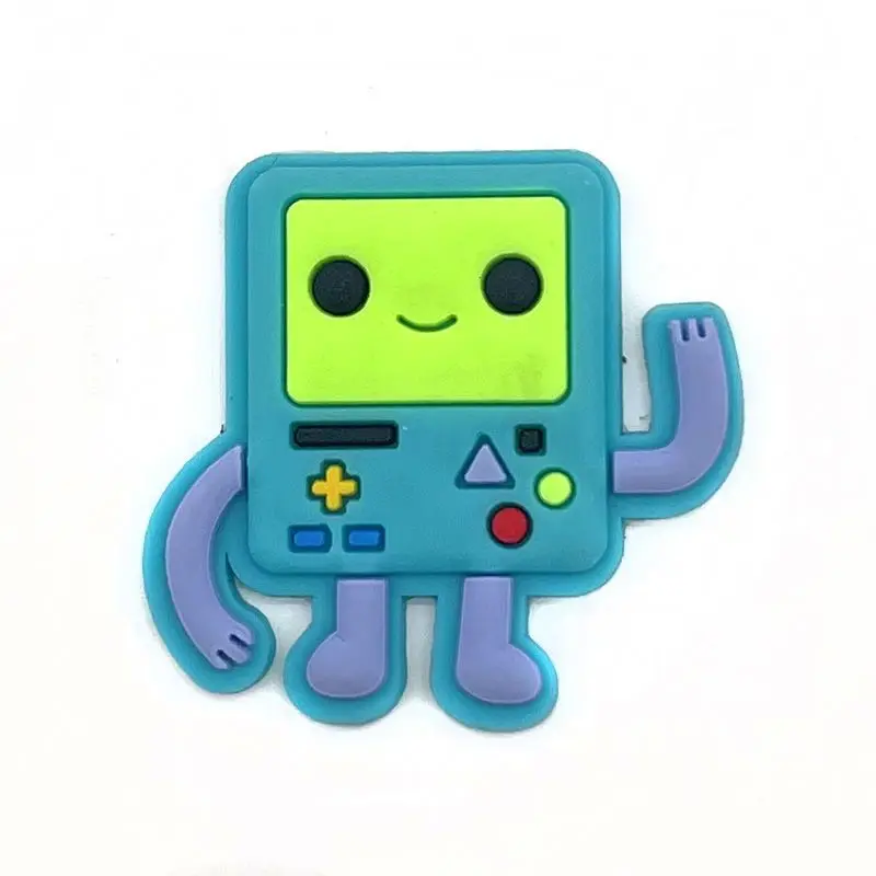 Pac-Man 17-piece cute game-themed shoe charms, detachable, a cute gift for friends, fun gift, Christmas gift
