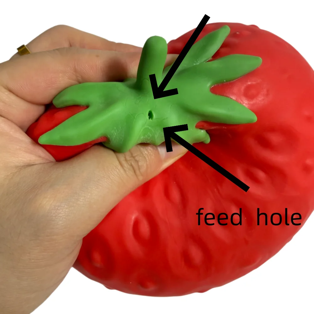 Stress Relief Toy Squishy Oversized Strawberry Squeeze Toy Anti-stress Toy Huge Fidget Toy For Friend Christmas Gift