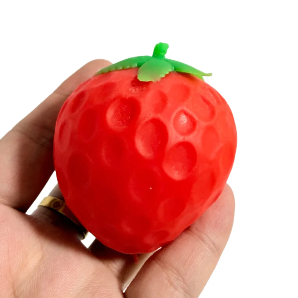 Stress Relief Toy Squishy Oversized Strawberry Squeeze Toy Anti-stress Toy Huge Fidget Toy For Friend Christmas Gift