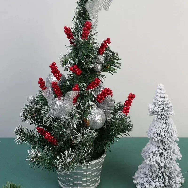 Christmas Artificial Berries Stem Fake Red Holly Berry Branches Flower Bouquet for Xmas Tree New Year Party Home Decor Ornament