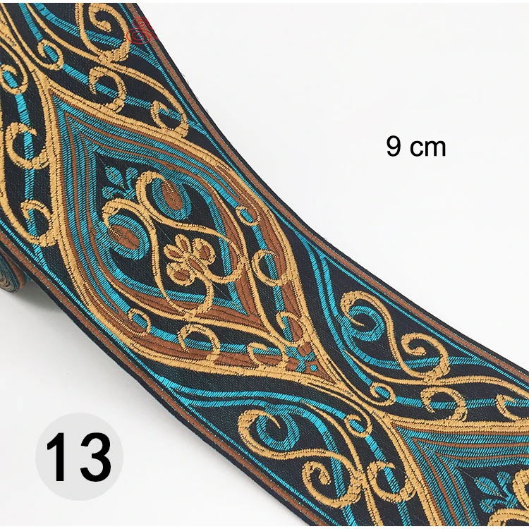 1M Colorful Flower Scottish Ribbon Wholesale Lovely Gift Packing Christmas Ribbons Lace Fabric HB164
