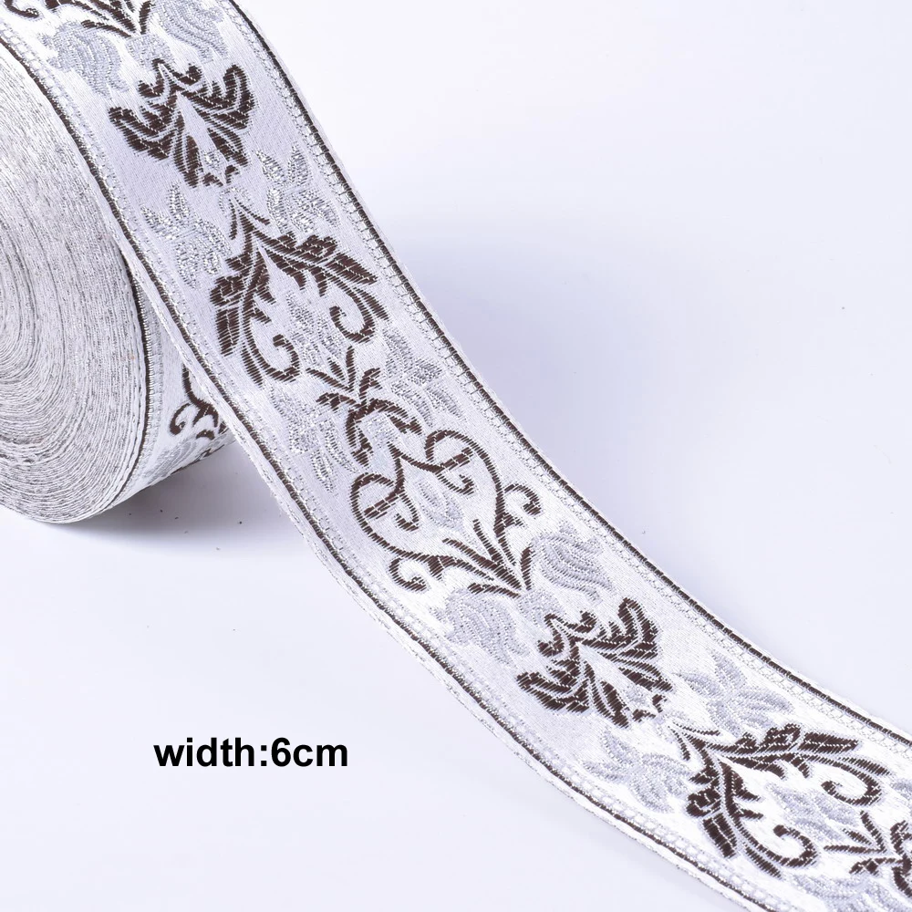 1M Colorful Flower Scottish Ribbon Wholesale Lovely Gift Packing Christmas Ribbons Lace Fabric HB164