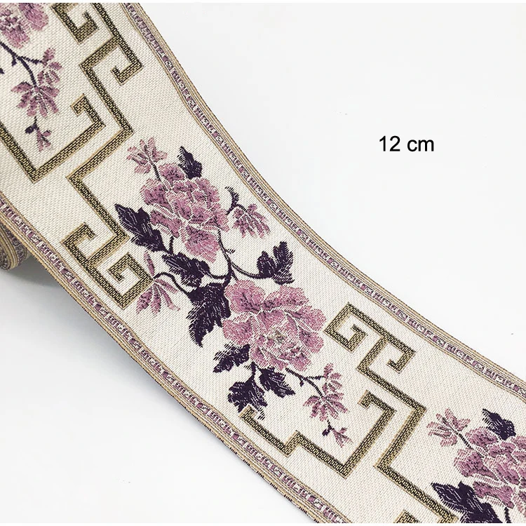 1M Colorful Flower Scottish Ribbon Wholesale Lovely Gift Packing Christmas Ribbons Lace Fabric HB164