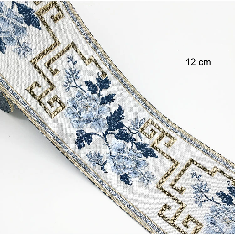 1M Colorful Flower Scottish Ribbon Wholesale Lovely Gift Packing Christmas Ribbons Lace Fabric HB164