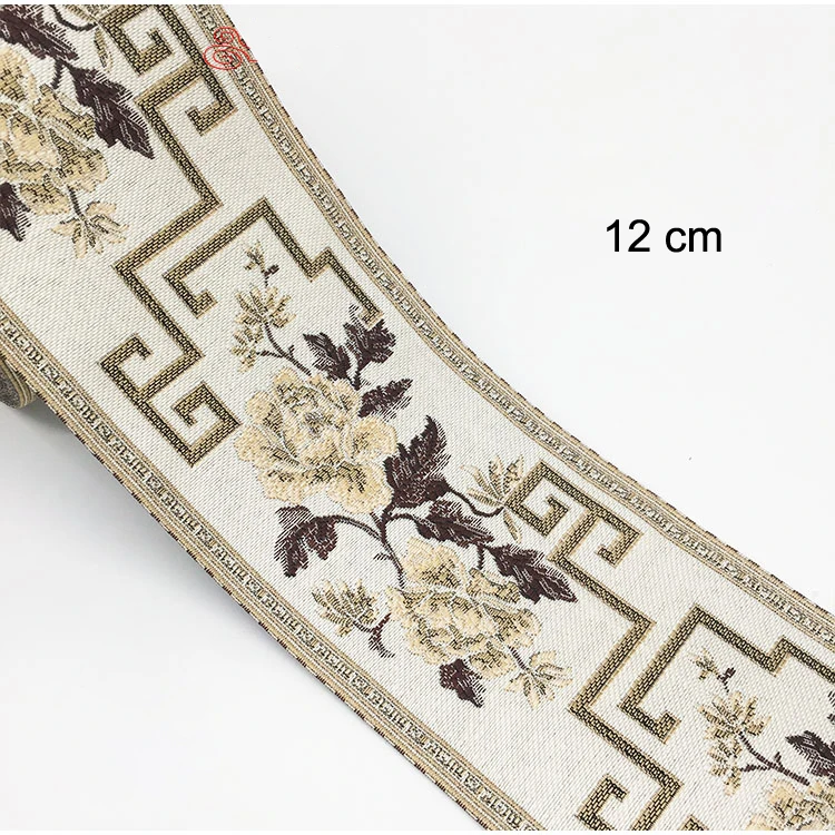 1M Colorful Flower Scottish Ribbon Wholesale Lovely Gift Packing Christmas Ribbons Lace Fabric HB164
